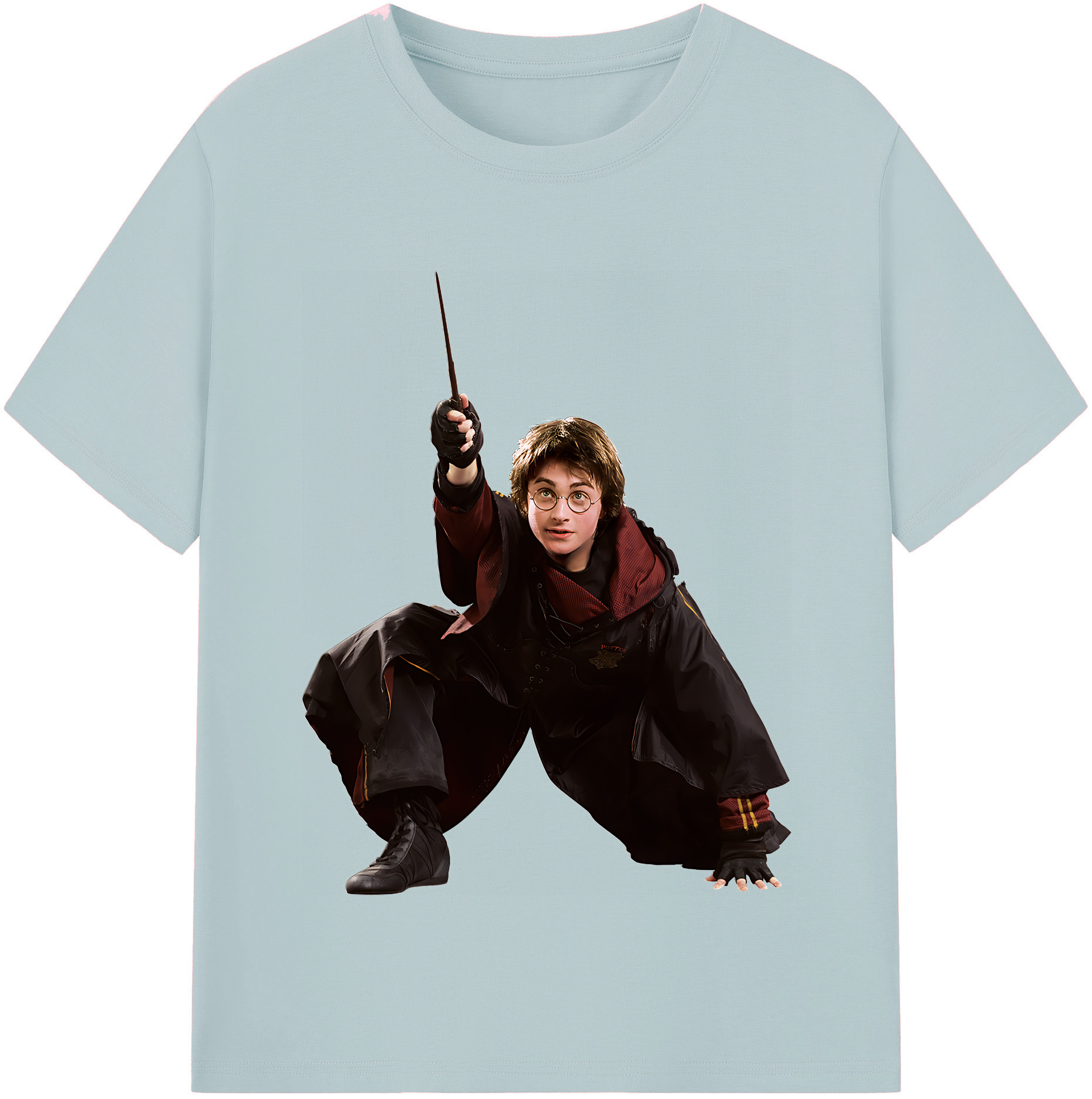 （画像用） Harry Potter ハリー・ポッターシリーズ 綿100％半袖Tシャツ（フロントプリント）